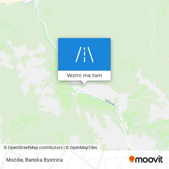 Močilie mapa