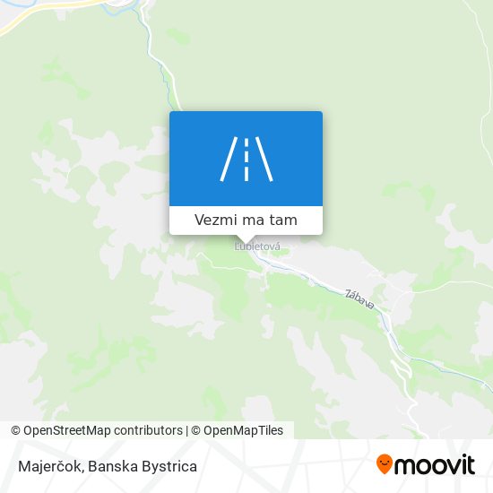 Majerčok mapa