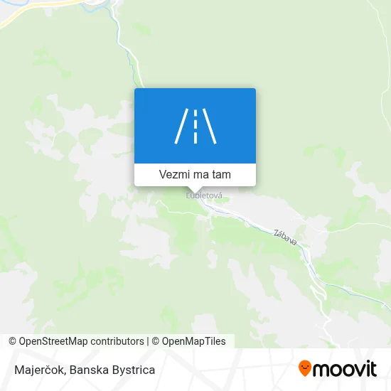 Majerčok mapa