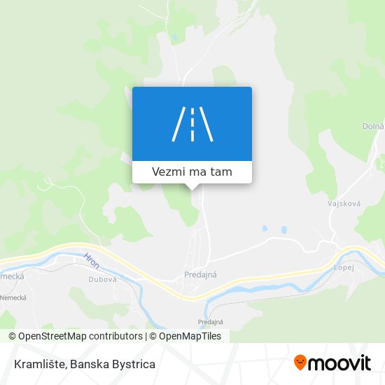 Kramlište mapa