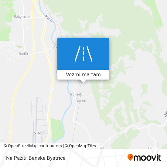 Na Pažiti mapa