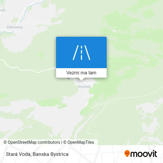 Stará Voda mapa