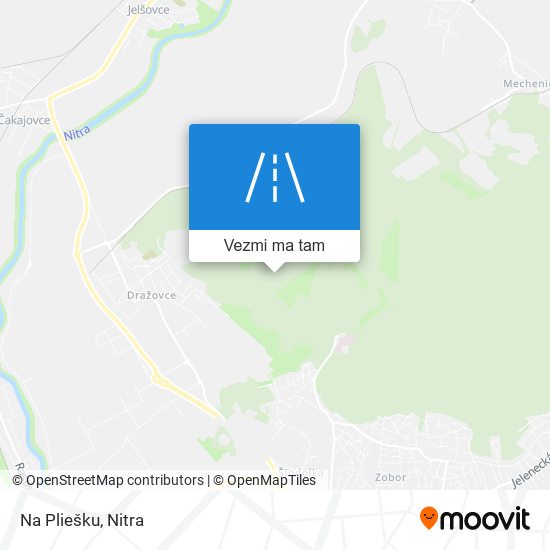 Na Pliešku mapa