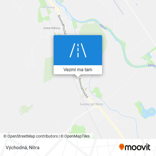 Východná mapa