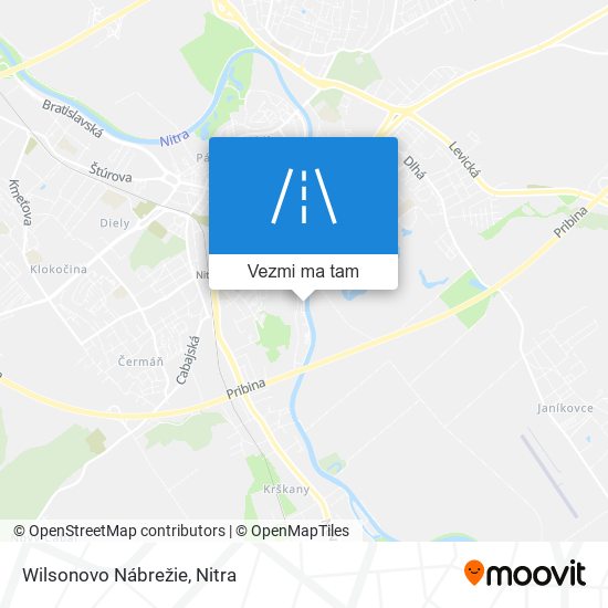 Wilsonovo Nábrežie mapa