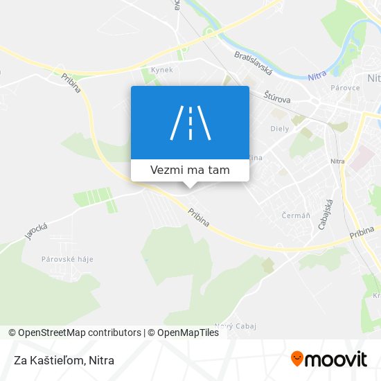 Za Kaštieľom mapa