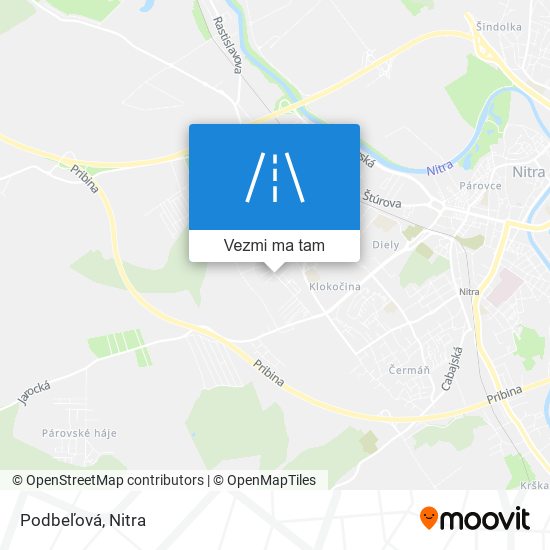 Podbeľová mapa