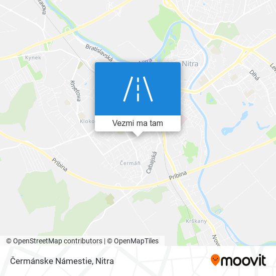 Čermánske Námestie mapa