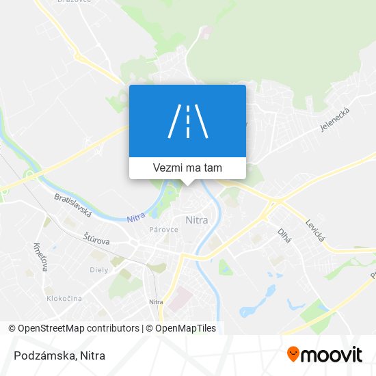 Podzámska mapa