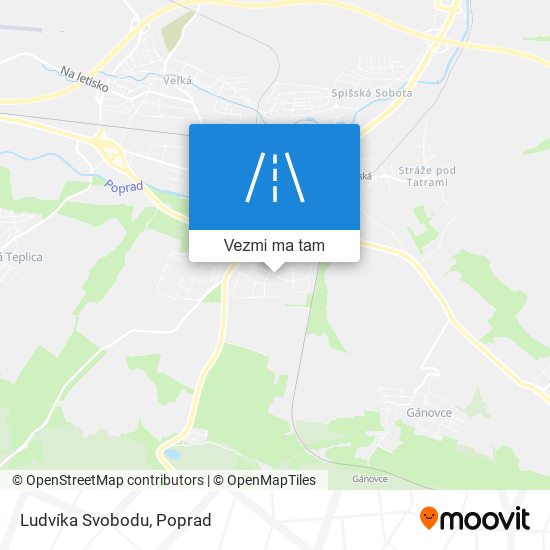 Ludvíka Svobodu mapa