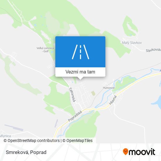 Smreková mapa