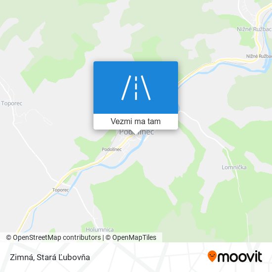 Zimná mapa