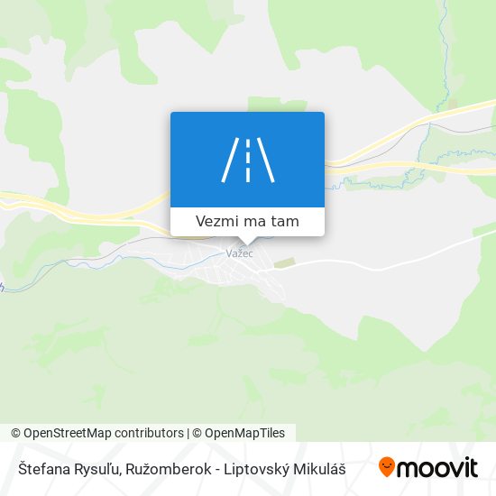 Štefana Rysuľu mapa