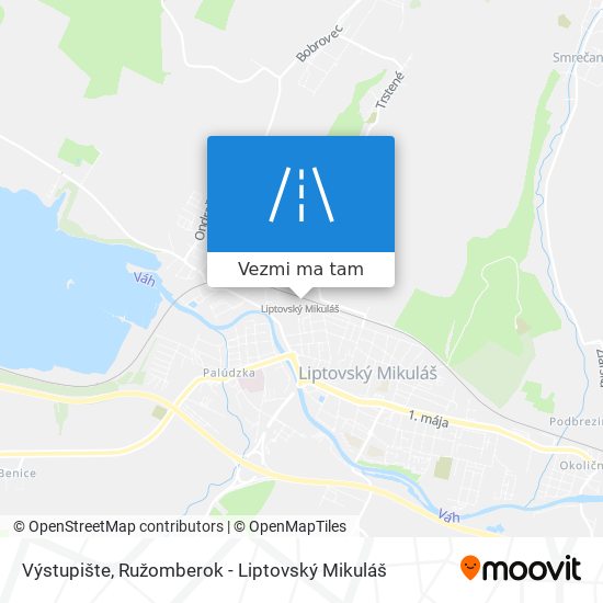 Výstupište mapa