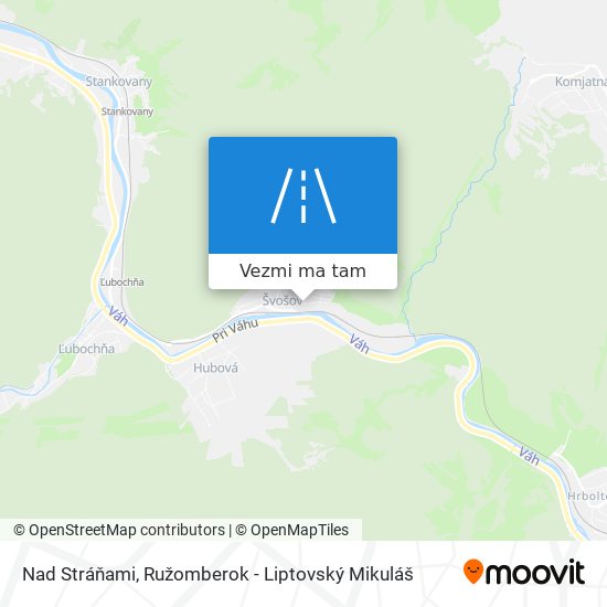 Nad Stráňami mapa