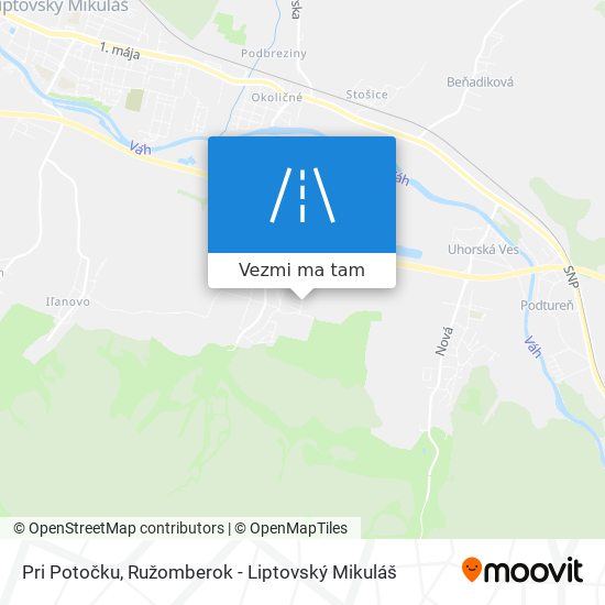 Pri Potočku mapa