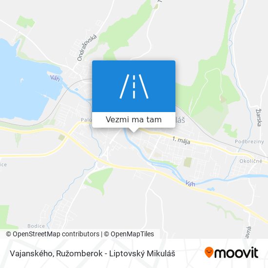 Vajanského mapa