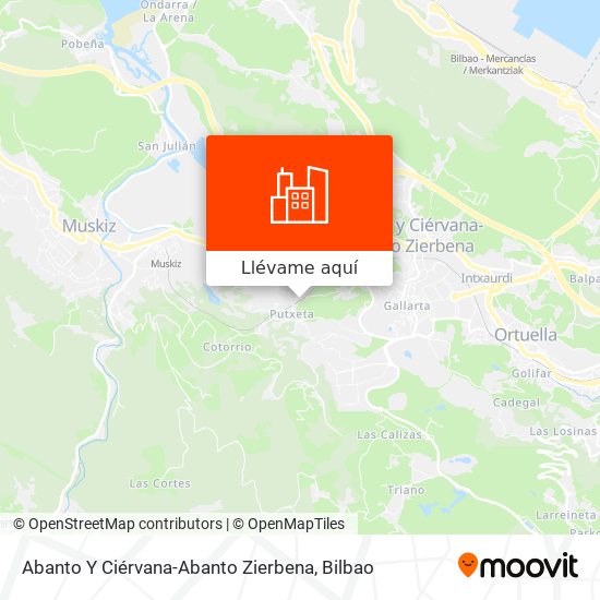 Mapa Abanto Y Ciérvana-Abanto Zierbena