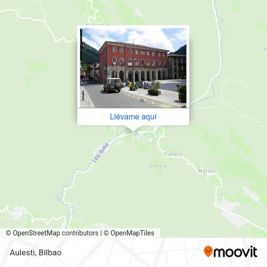 Mapa Aulesti