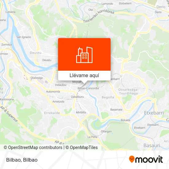 Mapa Bilbao