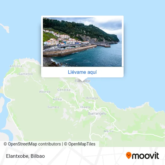Mapa Elantxobe