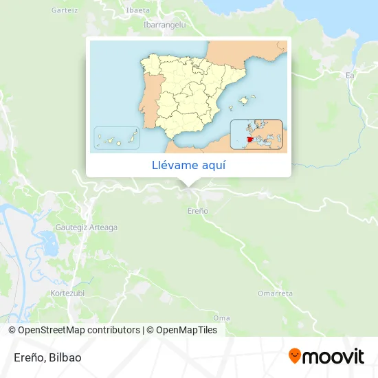 Mapa Ereño