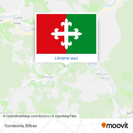 Mapa Gordexola