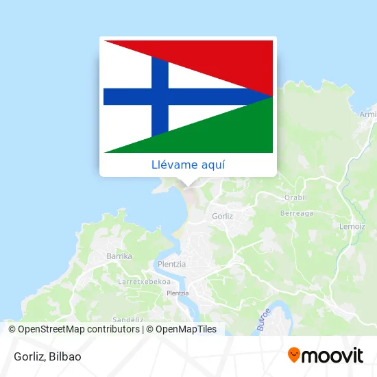 Mapa Gorliz
