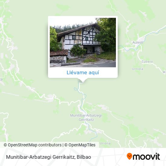 Mapa Munitibar-Arbatzegi Gerrikaitz