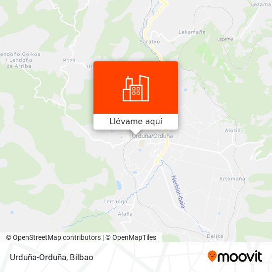 Mapa Urduña-Orduña