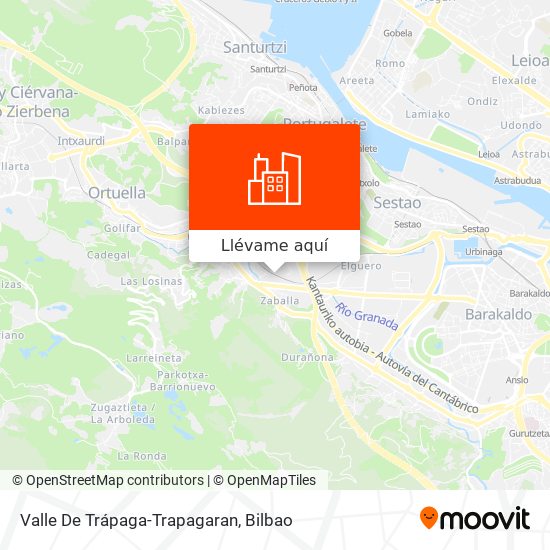 Mapa Valle De Trápaga-Trapagaran
