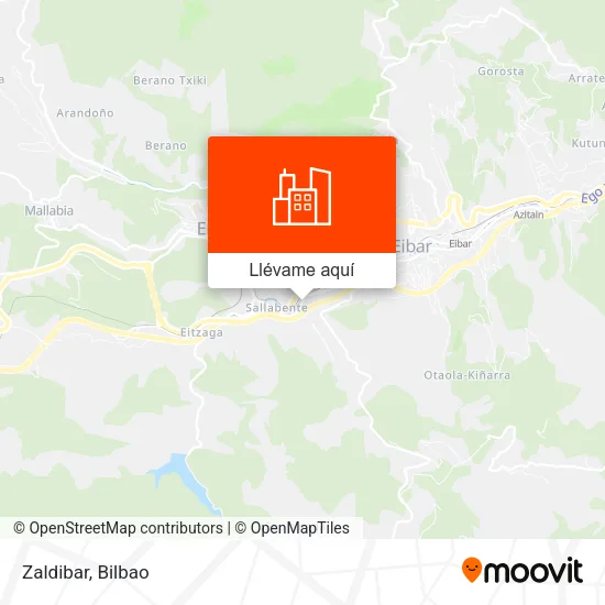Mapa Zaldibar