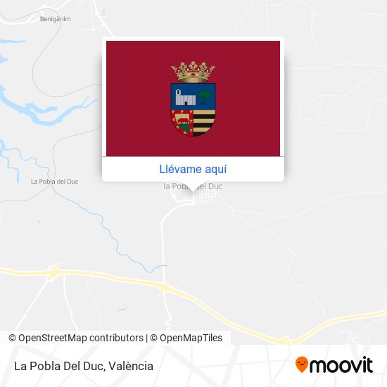 Mapa La Pobla Del Duc