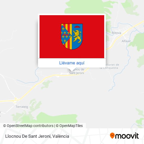 Mapa Llocnou De Sant Jeroni