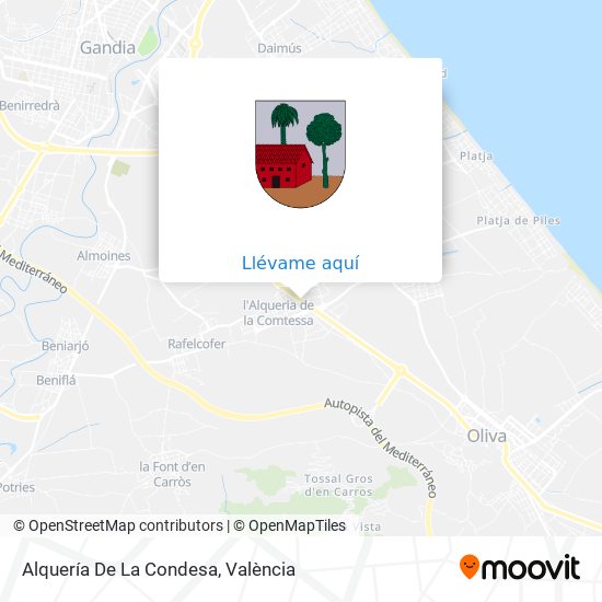 Mapa Alquería De La Condesa