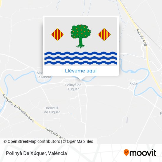 Mapa Polinyà De Xúquer