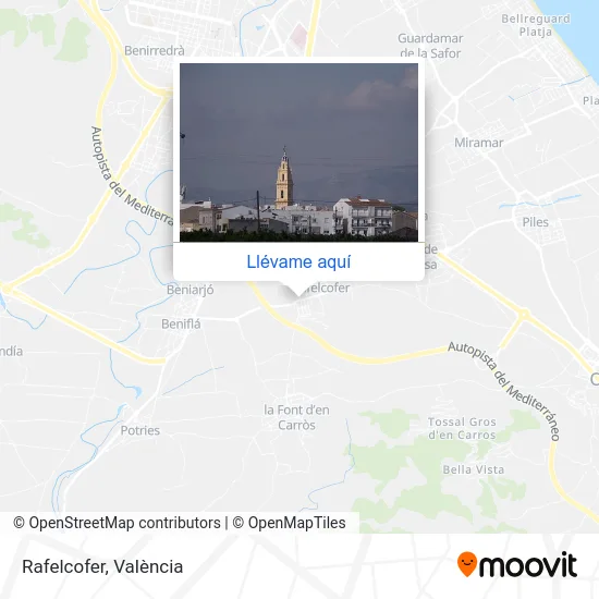 Mapa Rafelcofer
