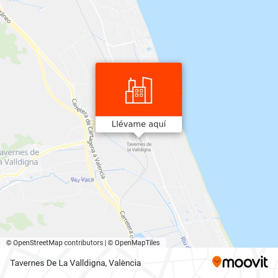 Mapa Tavernes De La Valldigna
