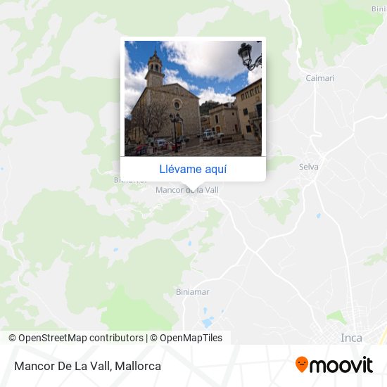 Mapa Mancor De La Vall