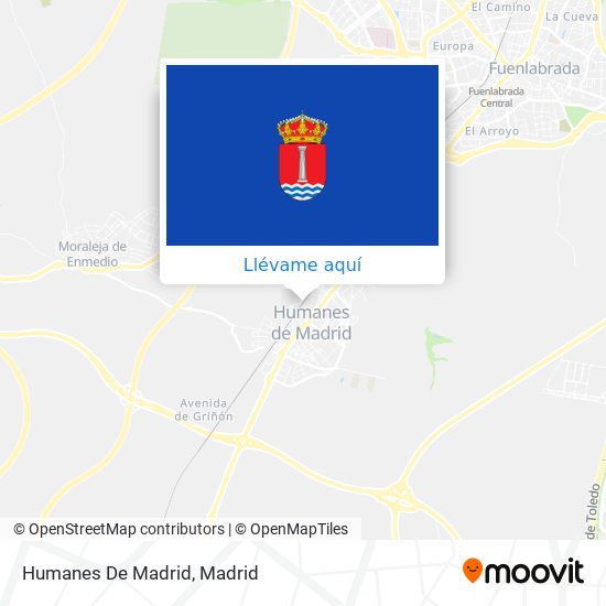 Mapa Humanes De Madrid