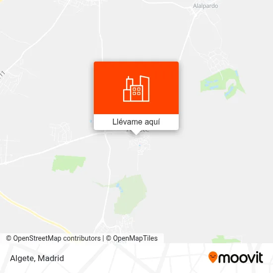 Mapa Algete