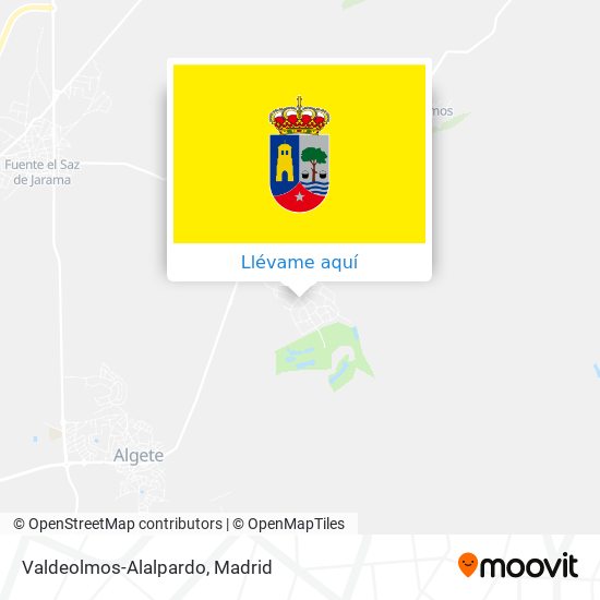 Mapa Valdeolmos-Alalpardo
