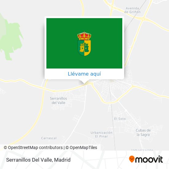 Mapa Serranillos Del Valle