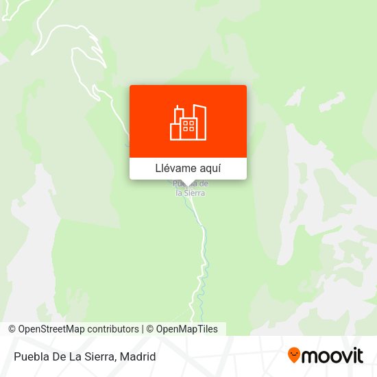 Mapa Puebla De La Sierra