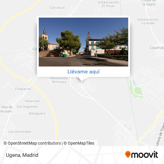 Mapa Ugena