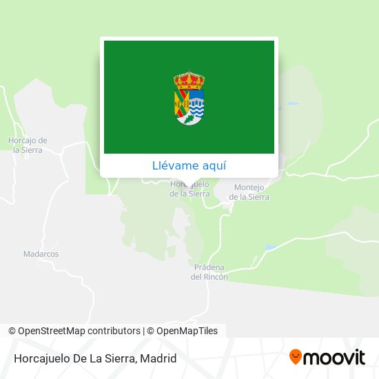 Mapa Horcajuelo De La Sierra