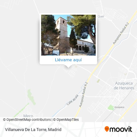 Mapa Villanueva De La Torre