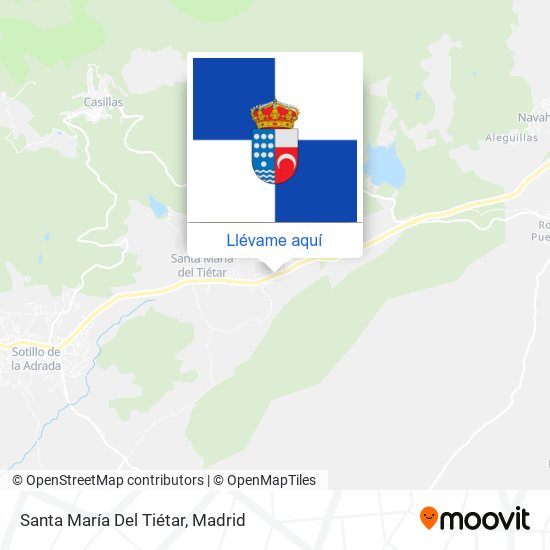 Mapa Santa María Del Tiétar