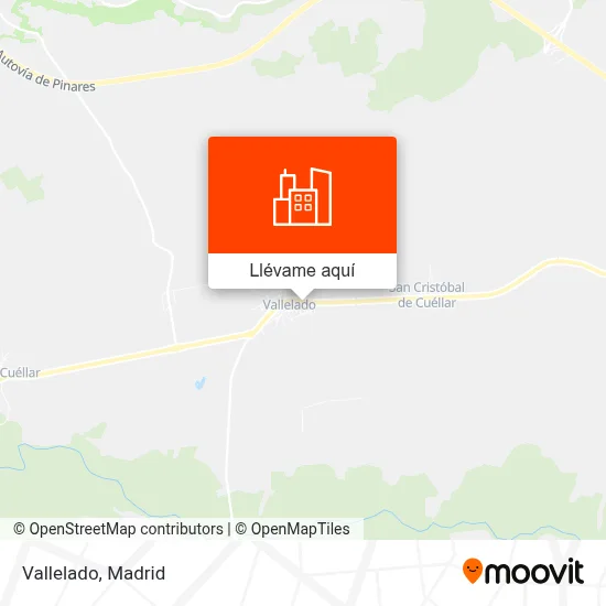 Mapa Vallelado