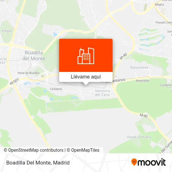 Mapa Boadilla Del Monte